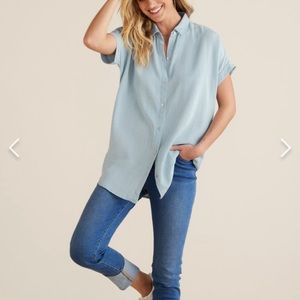 Soft Surroundings Light Denim Top